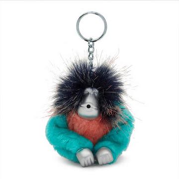 Kipling Fun Hair Sven Monkey Keychain Kiegészítők Zöld | HU 1940IL